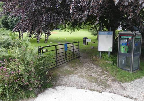 Photo Gallery Image - Entrance to Tregrehan Jubilee Playing Fields